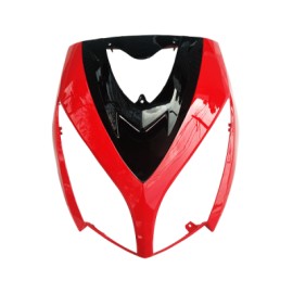 TAPA DE FARO (Ds150)(ROJO/NEGRO)