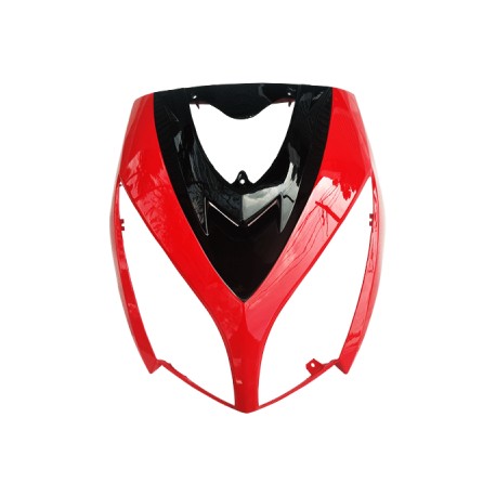 TAPA DE FARO (Ds150)(ROJO/NEGRO)