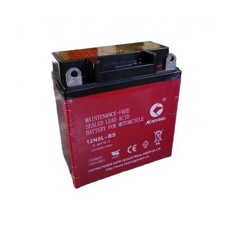 BATERIA (12N5L-BS) 5AH   (120*60*129)